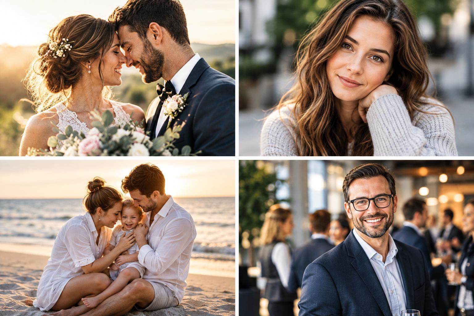 Hochzeitsfotograf & Eventfotograf – Emotionale Reportagen & Portraitfo buchen