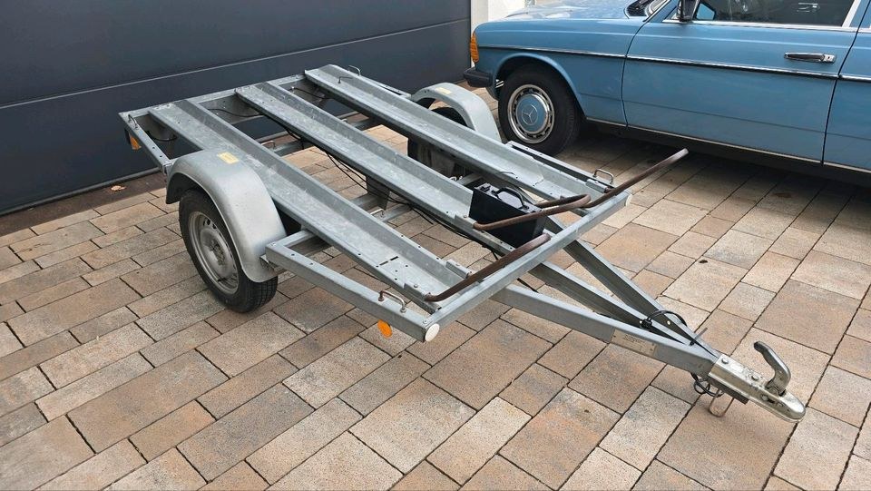 750KG Motorrad Transporter Anhänger mieten in Büttelborn