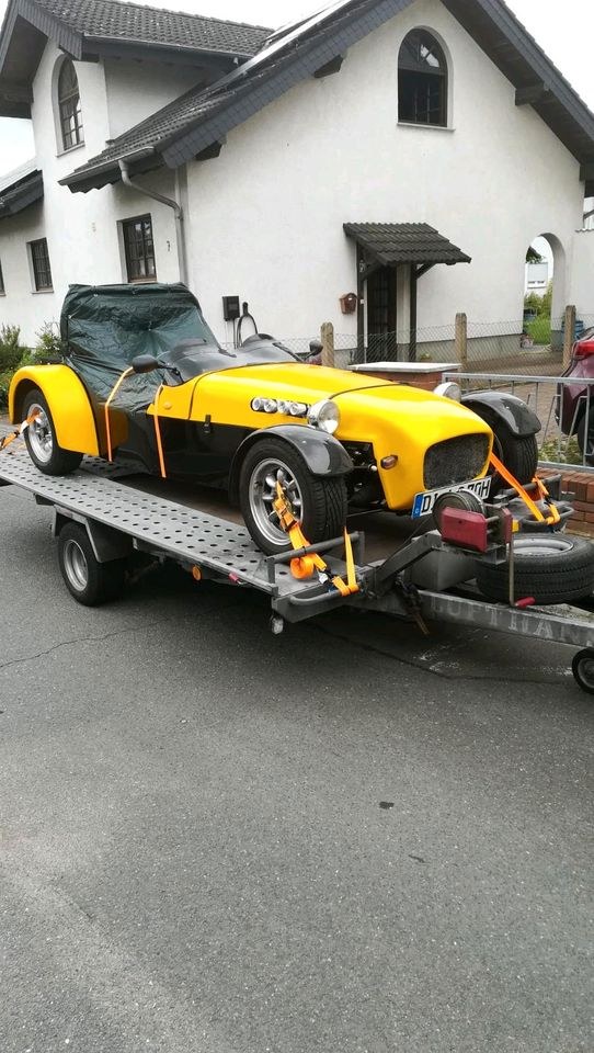 Autotransporter Autotrailer 1500KG kippbar mieten in Büttelborn
