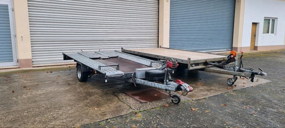 Autotransporter Autotrailer 1500KG kippbar mieten in Büttelborn – 2