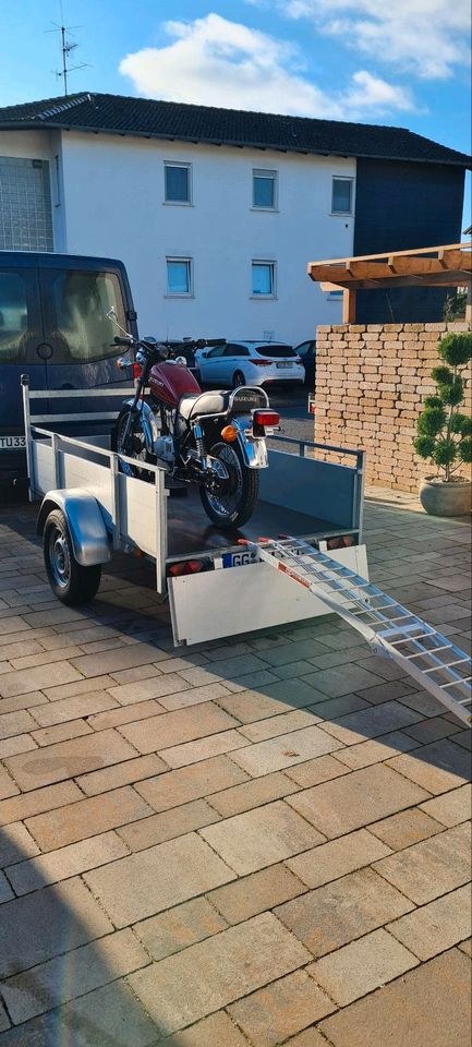 750KG Anhänger Umzug Motorrad Transporter mieten in Büttelborn – 3