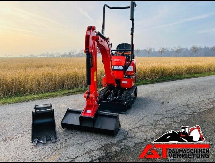 Minibagger Microbagger 1t Anmieten mieten in Groß-Umstadt – 3