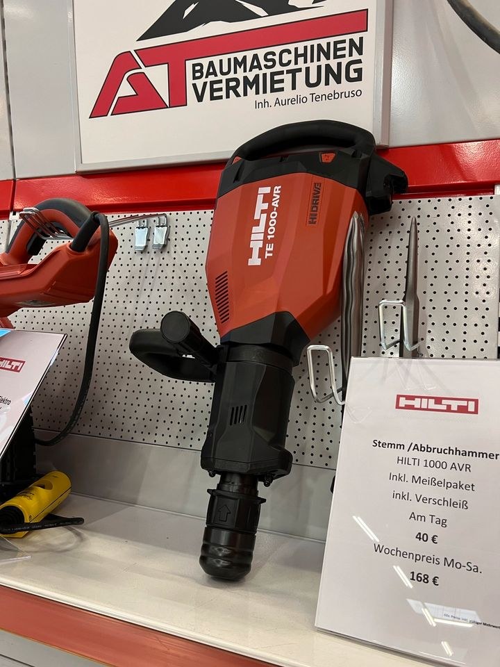 Abbruchhammer Stemmhammer Hilti TE1000AVR mieten in Groß-Umstadt – 3