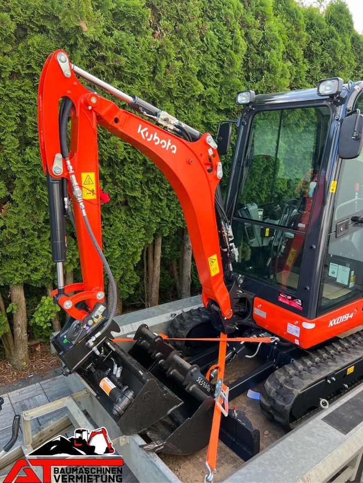 Minibagger Bagger Anmieten mieten bei AT Baumaschinen Vermietung – 2