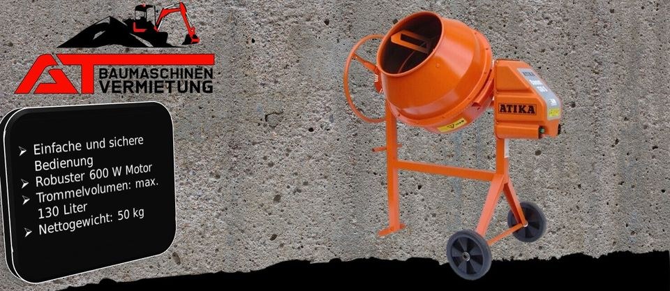 Betonmischer Zementmischer Anmieten mieten in Groß-Umstadt