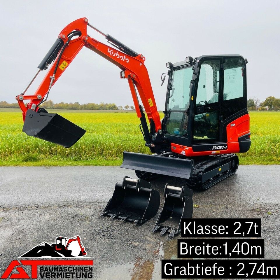 Bagger 2,7t Kompaktbagger Anmieten mieten in Groß-Umstadt – 2