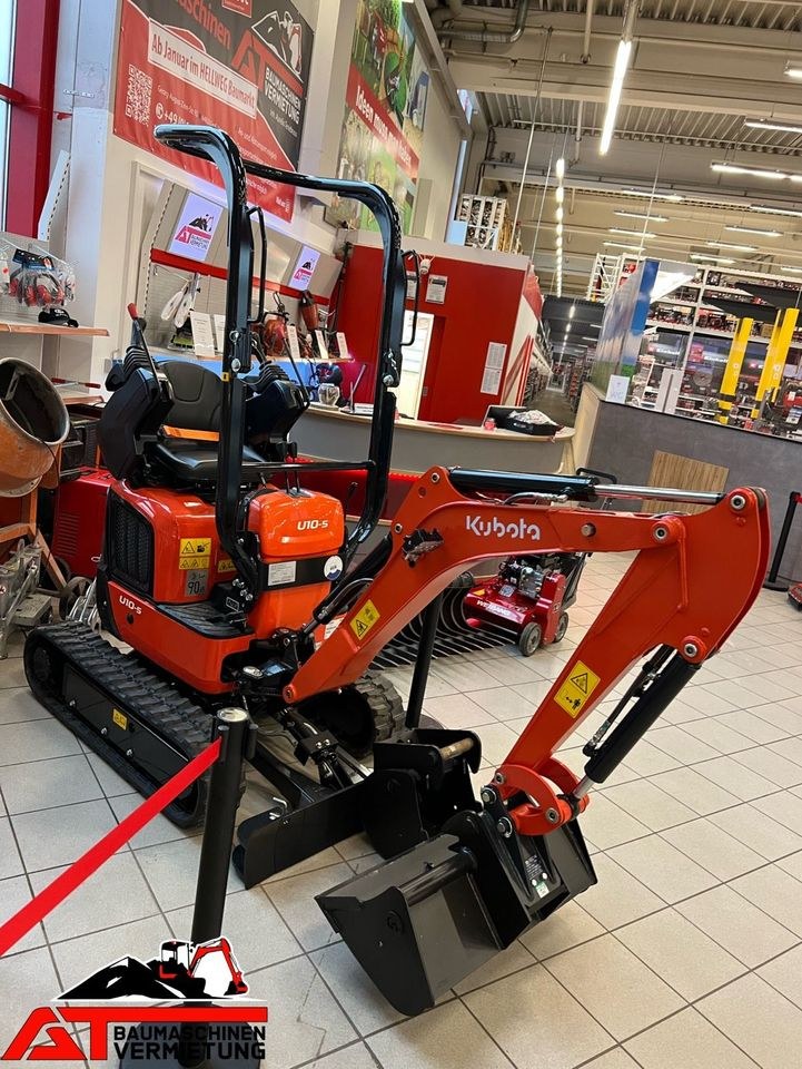 Mini Bagger U10 Minibagger mieten bei AT Baumaschinen Vermietung – 2