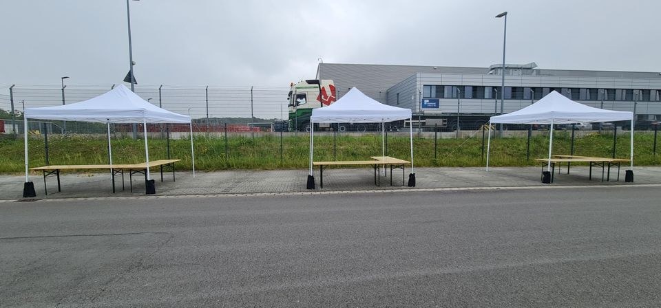 Professioneller Faltpavillon 3m x N Festzelt mieten bei Alex Events – 3