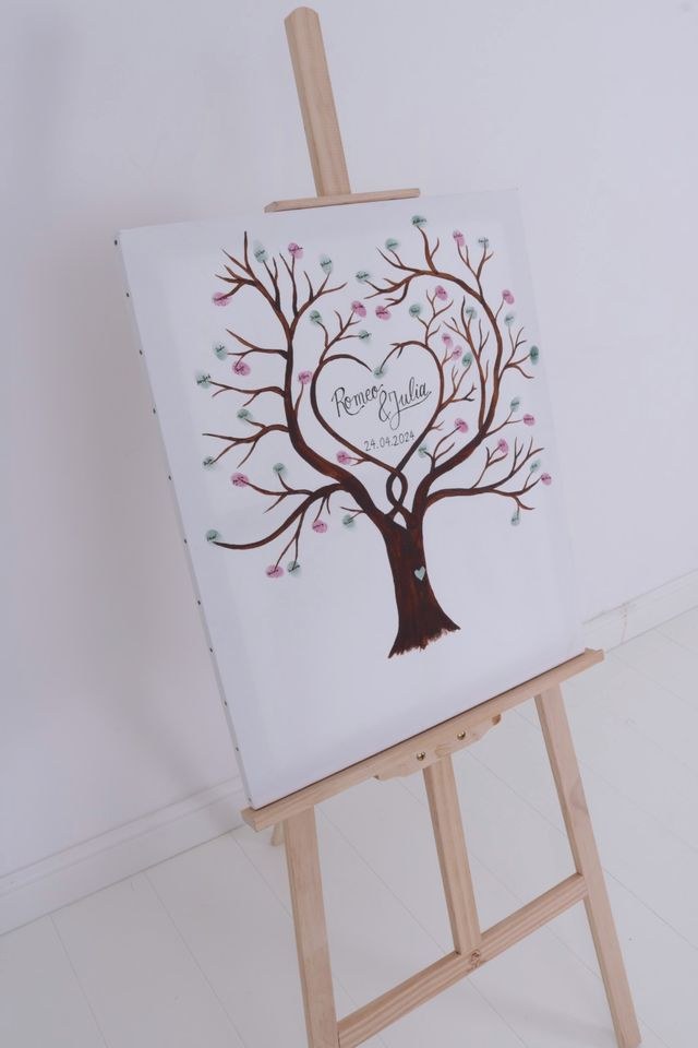 Handgemaltes Bild N mieten bei Alex Events – für die Hochzeit – 3
