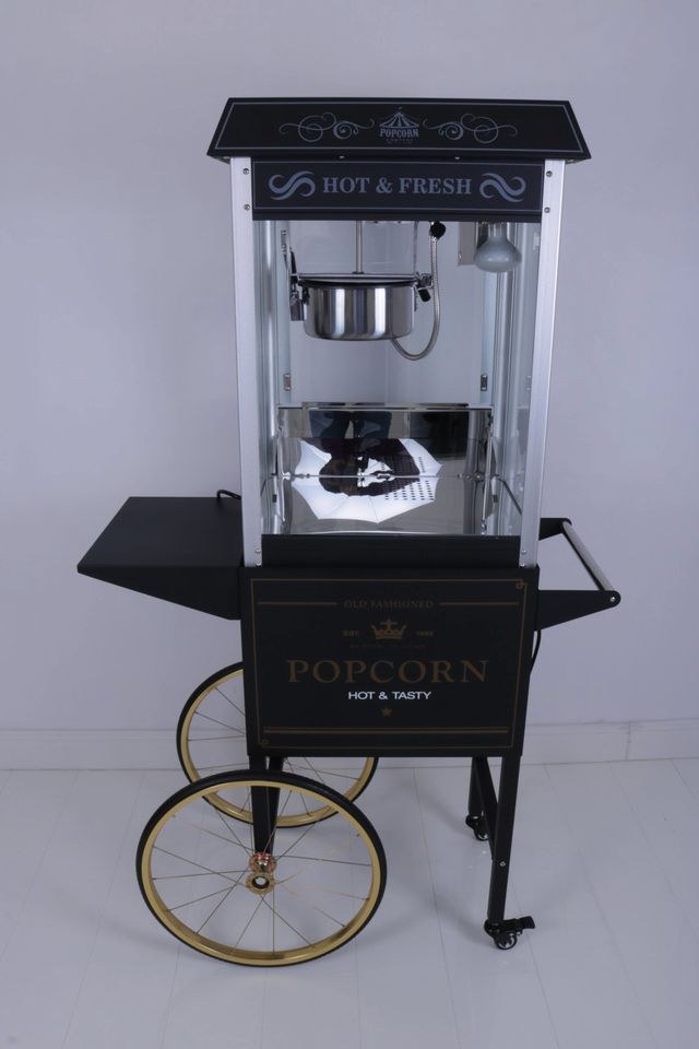 Popcornmaschine Wagen Schwarz N Popcorn mieten bei Alex Events – 2
