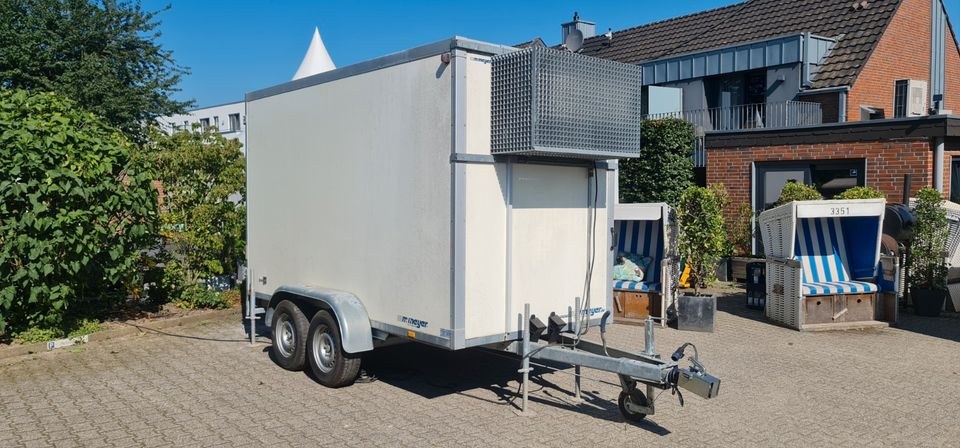 XL PKW Kühlanhänger Innen 3,4m x 1,5m 2m 6°C N mieten bei Alex Events