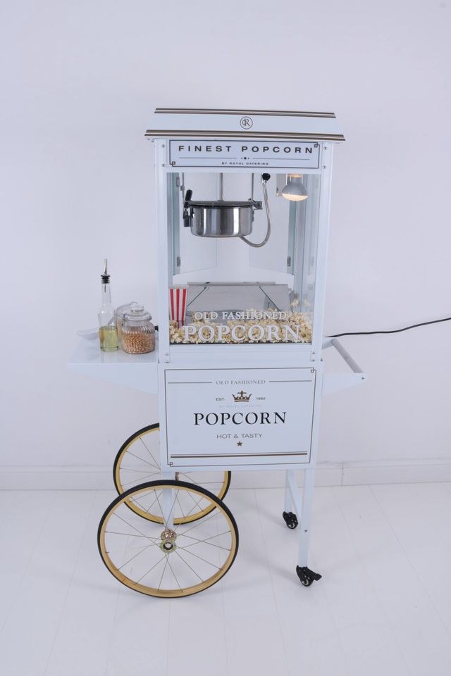 Popcornmaschine Wagen Weiß N Popcorn mieten bei Alex Events – 3
