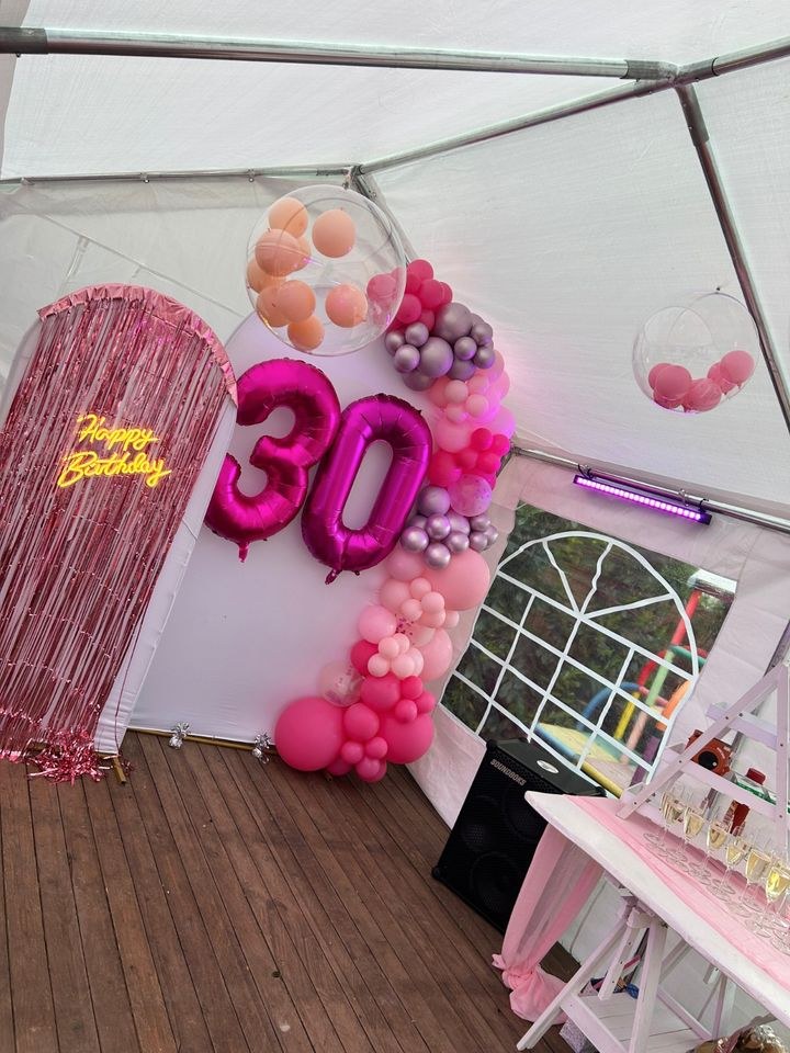 LED Neonschild Happy Birthday N mieten bei Alex Events