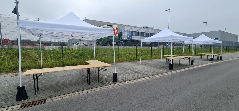 Professioneller Faltpavillon 3m x N Festzelt mieten bei Alex Events – 2