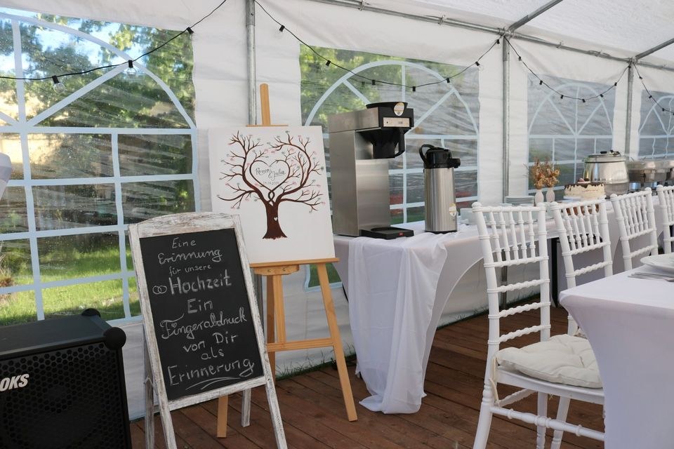 Kleine Aufstelltafel einseitig N mieten bei Alex Events