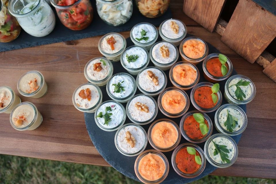 Weck Gläser mini 35ml Soßen Dips N Fingerfood mieten bei Alex Events – 2