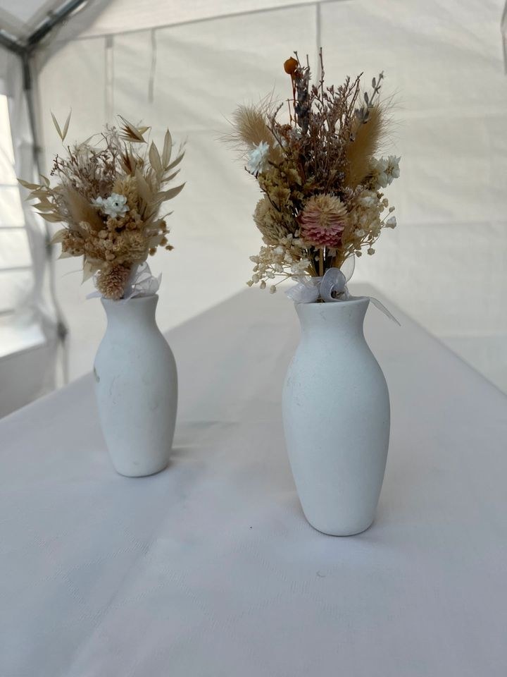 Vase Trockenblumenstrauß N Dekoration Blumenvase mieten in Kaarst – 3