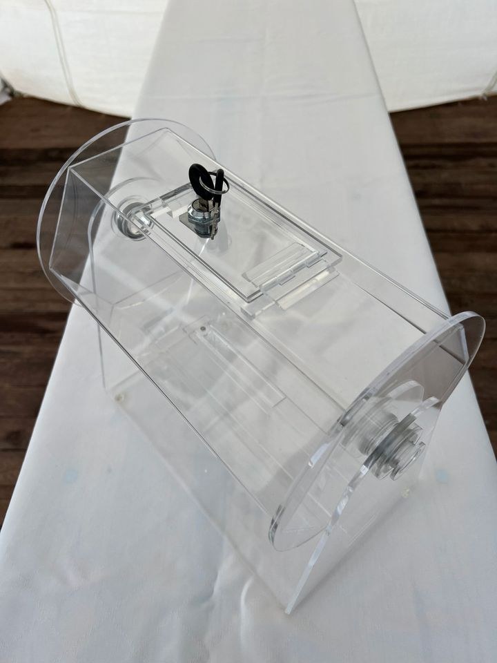 Transparente Lostrommel Tombola N Spiel Kinder mieten bei Alex Events – 2