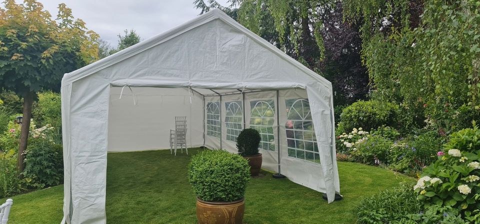 Professionelles Festzelt 4m x 8m N Partyzelt mieten bei Alex Events