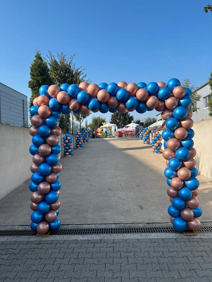 Ballonbogen Traubogen Gestell Eckig N Geburt mieten bei Alex Events – 3