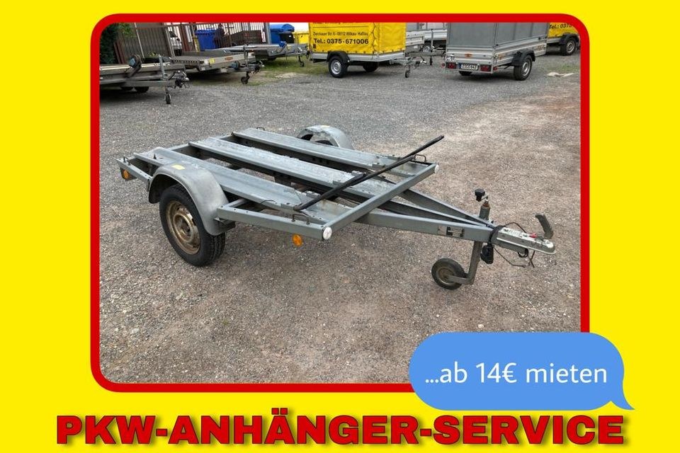 Motorrad Anhänger Nr.:1 1,97x1,14m 750kg mieten bei Anhänger Service
