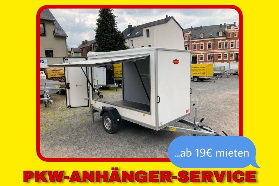Koffer Anhänger Nr 27 3,00x1,50x1,75m 1500kg mieten in Wilkau-Haßlau