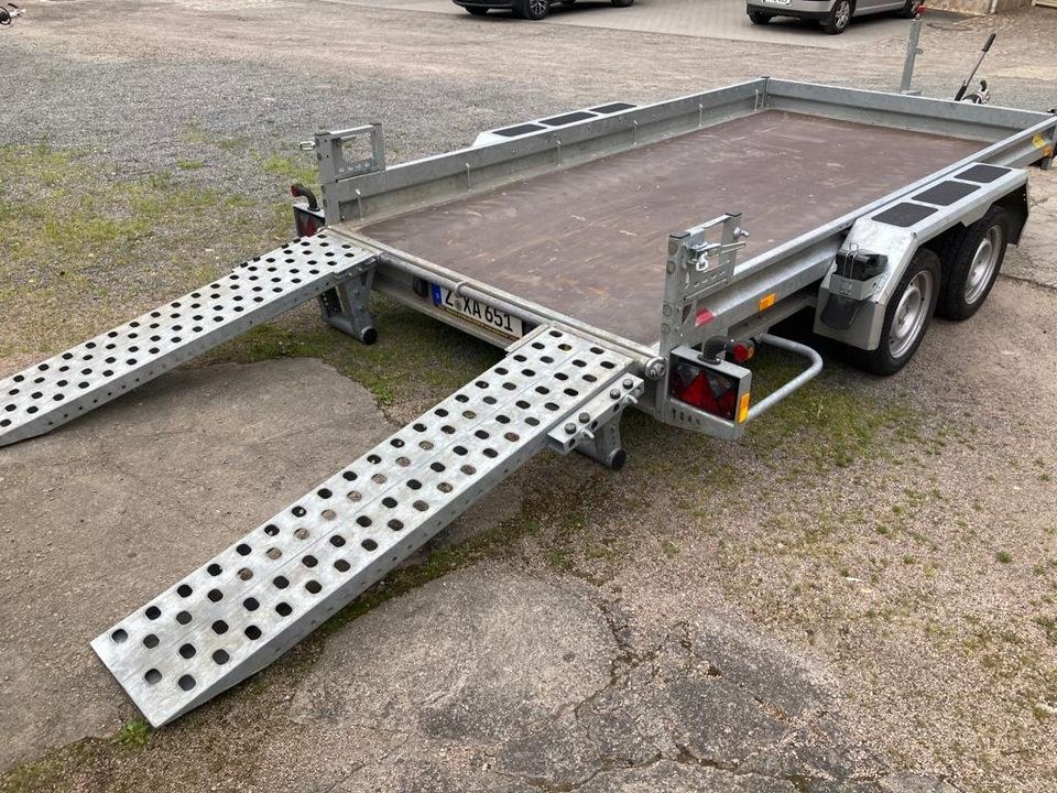 Baumaschinenanhänger Nr.:30 3,50x1,80x0,20m mieten in Wilkau-Haßlau – 2