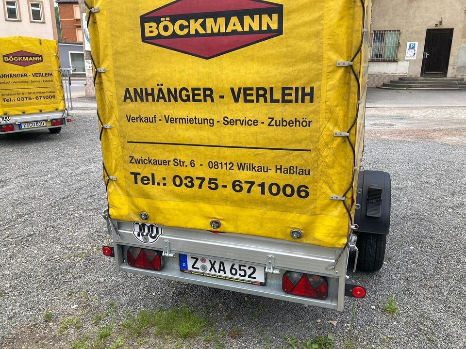 Planen Anhänger Nr.:24 2,50x1,30x1,55m 750kg mieten in Wilkau-Haßlau – 2