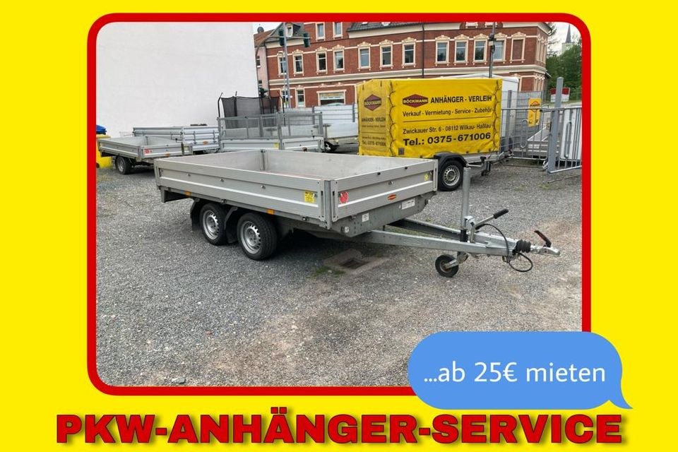 Hochlader Anhänger Nr.:11 3,20x1,80x0,35m 2700kg mieten