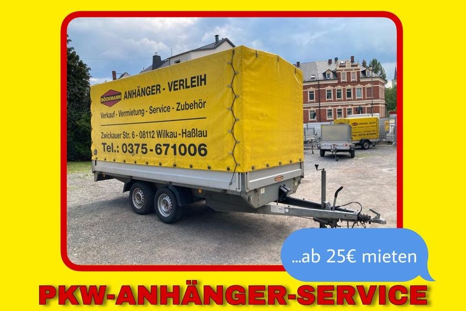 Planen Anhänger Nr.:29 4,14x1,80x1,85m 2700kg mieten in Wilkau-Haßlau