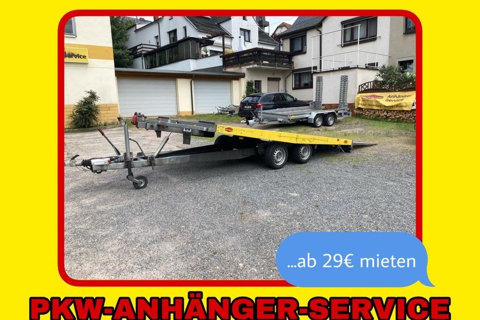 Autotransport Anhänger Nr.:17 4,30x2,08m 3500kg mieten