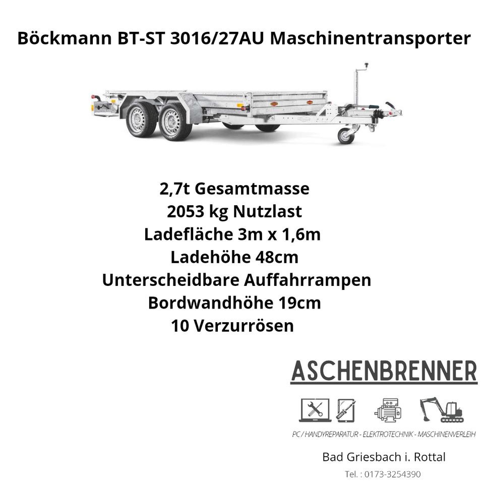 Radlader Hoflader Minilader mieten in Bad Griesbach im Rottal – 2