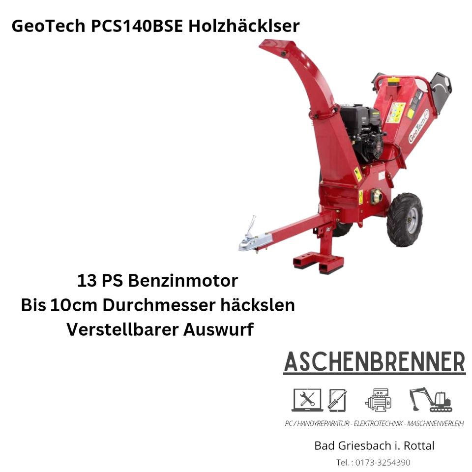 Gartenhäcksler Häcksler mieten in Bad Griesbach im Rottal