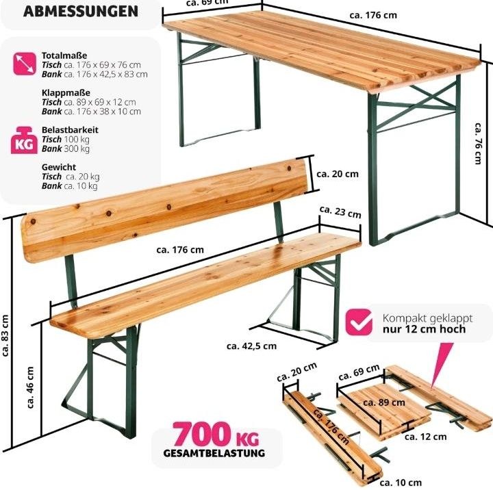 Bierzeltgarnituren Lehne Veranstaltung mieten bei Automobile Guschel – 2
