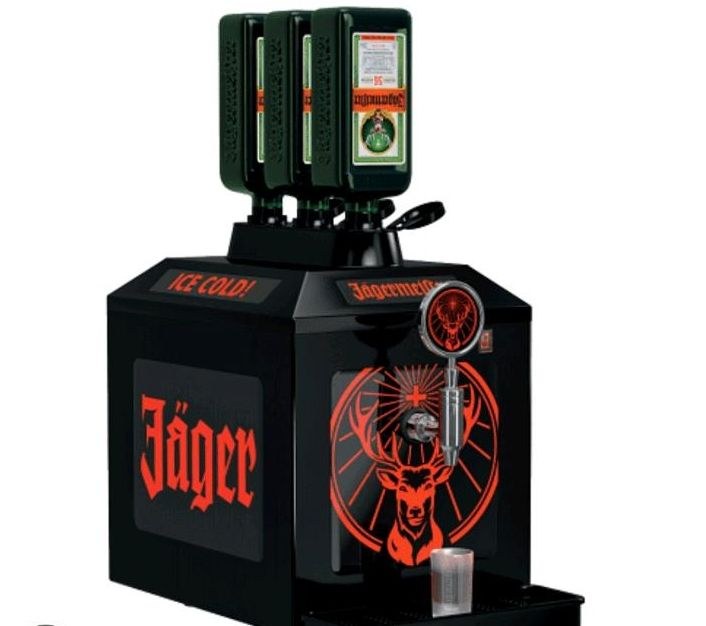 Jägermeister Maschine 3 Flaschen Kühler mieten bei Automobile Guschel