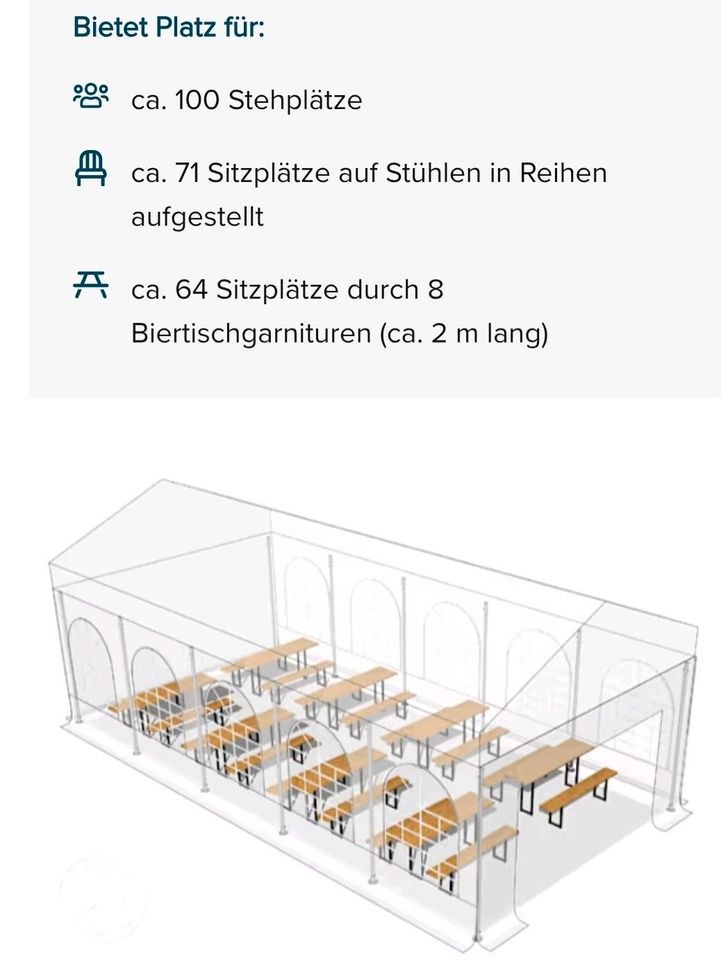 5x10m Festzelt mieten bei Automobile Guschel – für große Feiern – 3