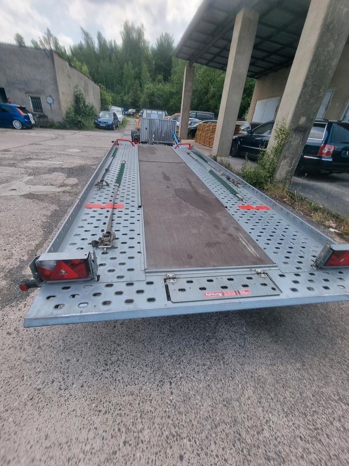 Fahrzeugtrailer 3t Seilwinde Abschleppen mieten bei Automobile Guschel