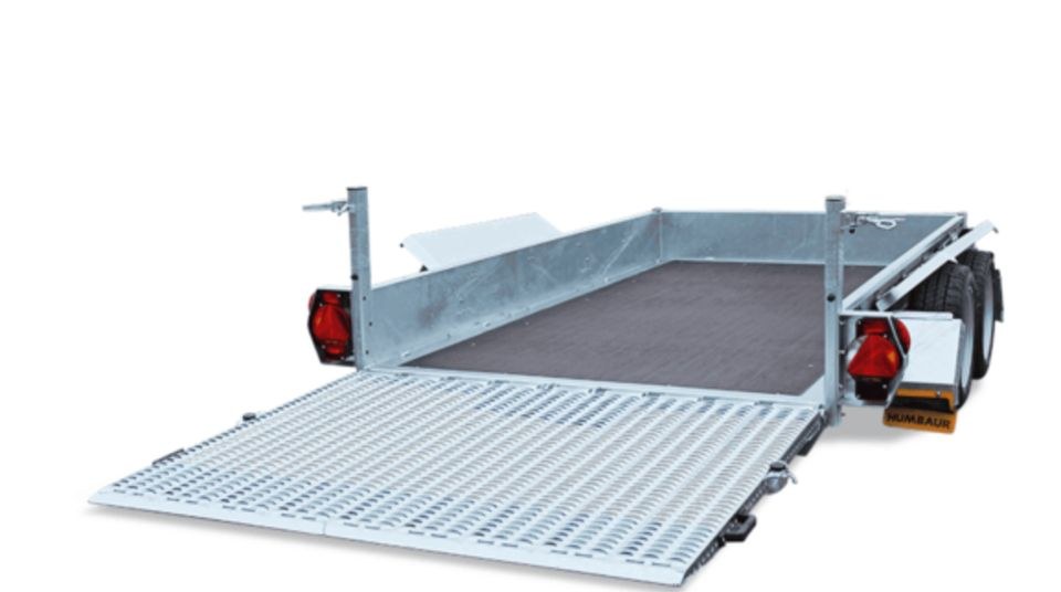 Maschinentransporter Baggeranhänger Transporter mieten bei BB-Rent – 2