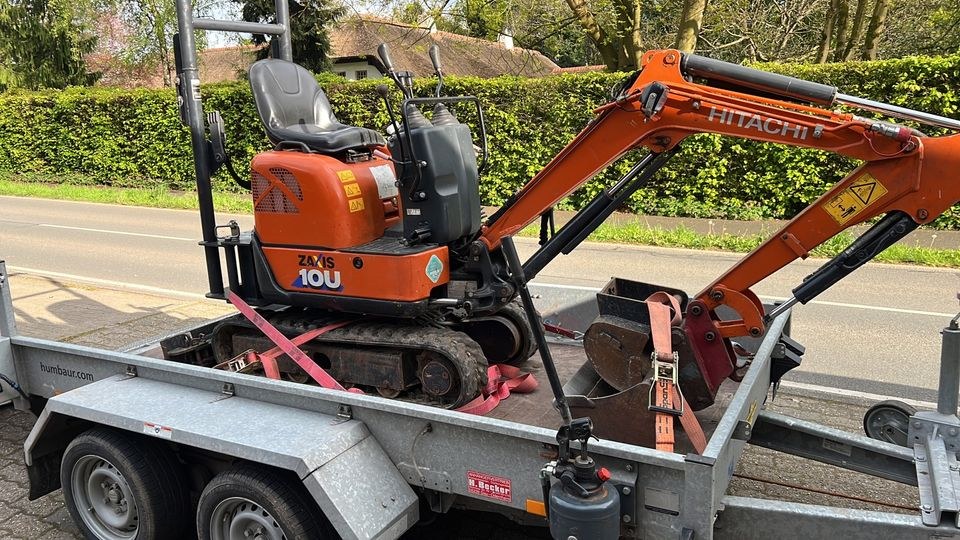 Mini Mikrobagger ZX10U 6 kompakt wendig 1t mieten bei BB-Rent – 2
