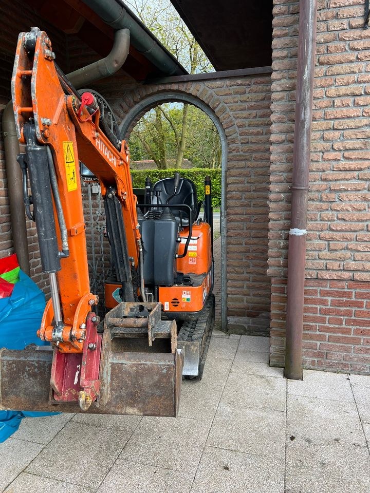 Mini Mikrobagger ZX10U 6 kompakt wendig 1t mieten bei BB-Rent