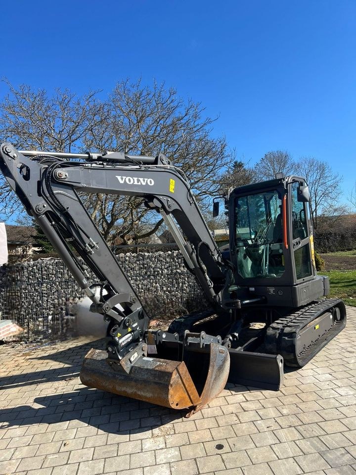 Bagger 5,8T Volvo ECR 58F mieten bei BM-Bittl Baumaschinenverleih