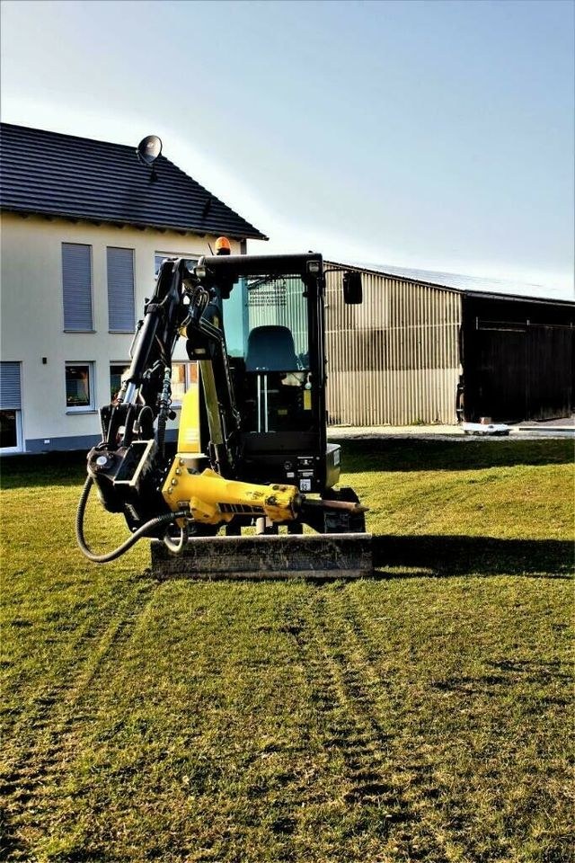 Minibagger 2,7T Bagger Stampfer Rüttelplatten mieten in Pollenfeld – 4