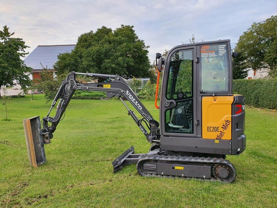 Minibagger 2T Bagger Stampfer Rüttelplatten mieten in Pollenfeld
