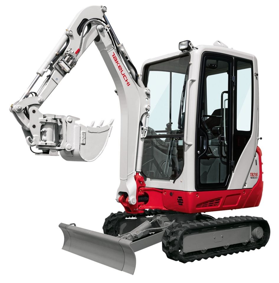 Minibagger Takeuchi 1,1 t 5,0 mieten bei BNS