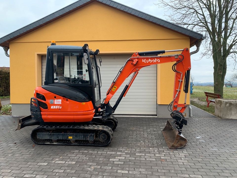Miet Bagger Kubota KX 61 3 Minibaggar mieten in Naumburg (Saale)