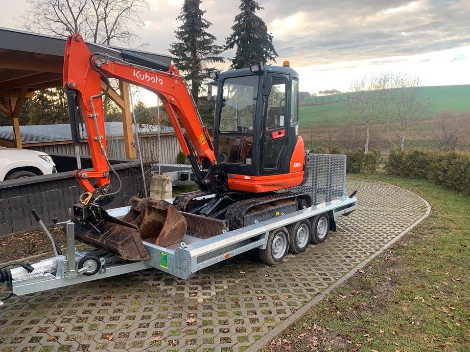 Miet Bagger Kubota KX 61 3 Minibaggar mieten in Naumburg (Saale) – 4