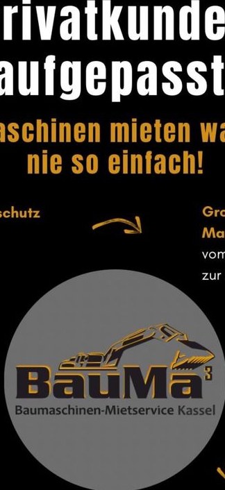 Baumaschinen Bagger Radlader Gewerbe mieten bei BauMa³ – 2