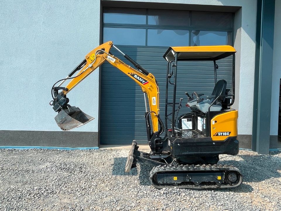 2t Minibagger SANY SY16c Tag mieten bei BauMa³ – 2