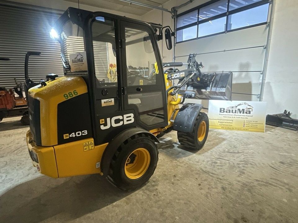Radlader Hoflader JCB 403 Tag mieten bei BauMa³ – 4