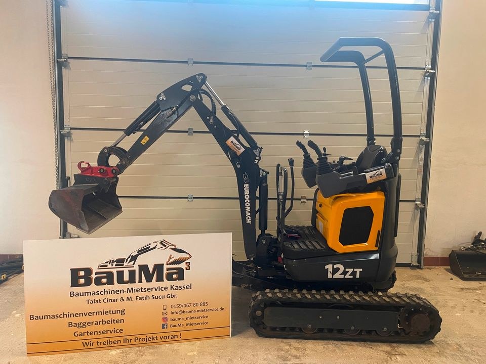 Eurocomach 12Zt Minibagger Microbagger Tag mieten bei BauMa³ – 3